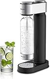 PHILIPS ADD4902BKO/37 Sparkling Water Maker, Soda Maker, Soda Streaming Machine with 1L Carbonating Bottle, Seltzer Fizzy Water Maker, Compatible with Any Screw-in 60L CO2 Carbonator(NOT Included)