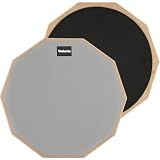 Voxlumia 12 inch Portable Drum Practice Pad, Gray