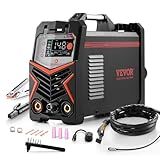 VEVOR TIG Welder, 205A 3-In-1 Welding Machine (Large LED Display)- DC TIG/DC Pulse TIG/MMA(Stick), 110&220V Dual Voltage Electric Welder with IGBT Inverter High-Frequency Start