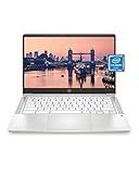 HP Chromebook 14 Laptop, Intel Celeron N4000 Processor, 4 GB RAM, 32 GB eMMC, 14” HD Display, Chrome, Lightweight Computer with Webcam and Dual Mics, Home, School, Music, Movies (14a-na0021nr, 2021)