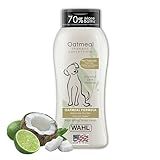 Wahl USA Dry Skin & Itch Relief Pet Shampoo for Dogs – Oatmeal Formula with Coconut Lime Verbena Scent & Pet Friendly Formula, 24 Oz - Model 820004A