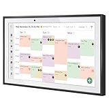 RROSKY WiFi Digital Calendar Smart Family Planner,Chore Charts, Achievement Rewards, AI Meal Planning, Smart Touchscreen Interactive Display for Schedules and Cloud Photo Desk Bases, Gifts for Women Men, Gifts for Mom Dad, 10.1'' Black