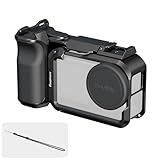 SMALLRIG Handle Grip Kit for DJI Osmo Action 6 with Metal Cage, Street Photography Grip for DJI, Action 6 Cage with Shutter Button, Cold Shoe, Wrist Strap, Lens Cover, 1/4 Threaded Hole - 6037