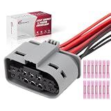 Svicari Headlight Connector Pigtail Wiring Harness Plug Compatible with for Mercedes-Benz E-Class Bi-LED S-Class C300 CLA45 AMG Head Lamp Wire Harness OE#A0275459826