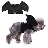 Rypet Dog Halloween Costume, Halloween Bat Wings Pet Costumes for Dogs Cats Halloween Party Large