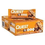 Quest Nutrition Chocolate Peanut Butter Bars, 20g Protein, 12 Count