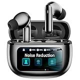 Wireless Earbuds, Ear Buds Active Noise Cancelling with Charging Case, 6.0 Bluetooth Earbuds with AI Clear Calls, 40H Playtime for Sports & Working, Stereo Sound Headphones for iPhone/Android-Black
