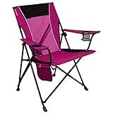 Kijaro Dual Lock Portable Camping Chairs - Enjoy the Outdoors with a Versatile Folding Chair for Sports, Lawn - Dual Lock Feature Locks Position – Hanami Pink