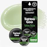 Tattoo Goo Tattoo Aftercare Balm, 0.75 oz & 0.32 oz, Travel Duo, Natural Olive Oil & Beeswax, Supports Vibrant Color, Hydrates Fresh Ink, Moisturizing & Lightweight, No Petroleum, Mild Scent