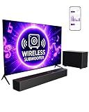 ULTIMEA Sound Bar with Wireless Subwoofer, App Control, for Home Theater
