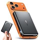 golioklsy for Magsafe Portable Charger,10000mAh Power Bank with Type-C 20W PD Fast Charging, Lightweight and Slim, LED Display for Magsafe Battery Pack for iPhone 17/16/15/14 All Series, Black