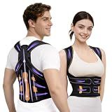 Posture Corrector for Women and Men, 5x Enhanced Support Back Brace, Medium
