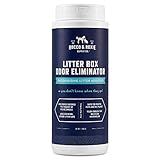 Rocco & Roxie Litter Box Odor Eliminator, Best Natural Urine Deodorizer, Cat Box Deodorizer, Smell Control, Odor Absorber, Safe for Kitty, 12 oz