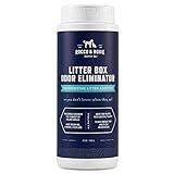 Rocco & Roxie Litter Box Odor Eliminator, Best Natural Urine Deodorizer, Cat Box Deodorizer, Smell Control, Odor Absorber, Safe for Kitty, 12 oz