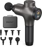 Mebak 3 Massage Gun, Massage Gun Deep Tissue for Athletes, Professional Muscle Percussion Massager, Massager for Shoulder Leg Back Body Pain Relief, Quiet Portable Sport Tool, Gifts for Him