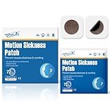 Hionfurt 32ct Motion Sickness Patches – Sea Sickness Patches for Cruise, Car, Airplane, and Other Travel – Non-Drowsy, Effective, Lasts 72 Hours