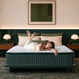 PCUKEM King Size Mattress, 12 Inch King Mattress in a Box, Cooling Gel Memory Foam Hybrid Mattress with Pocketed Coils, Medium Firm Feel, CertiPUR-US Certified, Pressure Relief, Motion Isolation