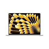 Apple 2025 MacBook Air 15-inch Laptop with M4 chip: Built for Apple Intelligence, 15.3-inch Liquid Retina Display, 16GB Unified Memory, 256GB SSD Storage, 12MP Center Stage Camera, Touch ID; Starlight