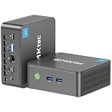 GMKtec Mini PC, G3 PRO Intel Core i3-10110U (Beats 4300U/N150), 16GB DDR4 RAM (Dual Channel) 512GB Storage Drive, Desktop Computer 4K Dual HDMI/USB3.2/WiFi 6/BT5.2/2.5GbE for Office, Business