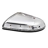 HERCOO LED Side Mirror Turn Signal Puddle Light Lamp Assembly Compatible with Dodge Ram 1500 2009-2018, Dodge Ram 2500 2010-2018, Ram 1500 Classic 2019-2022, Replacement for 68064948AA