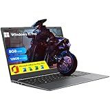 FURESTUR Laptop, 14 Inch HD Laptop Computer with MS Office 2024 Pro Plus, 8GB RAM 128GB SSD, Quad Core N5095 Processor Win-11 Laptops, Long Lasting Battery, Dual-Band WiFi 5, BT, USB 3.0, Webcam