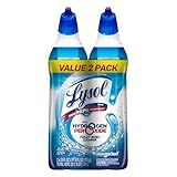 Lysol Toilet Bowl Cleaner Gel, For Cleaning and Disinfecting, Bleach Free, Ocean Fresh Scent, 24oz (Pack of 2)