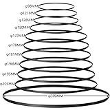 DIRBUY 11 Pieces Turntable Belt for Project, Different Specifications Turntable Belt Replacement for Record Player