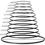 DIRBUY 11 Pieces Turntable Belt for Project, Different Specifications Turntable Belt Replacement for Record Player