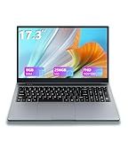NBVCXSD 17 Inch Laptop, Laptop Computer, Win 11,8GB RAM 256GB SSD, Celeron Quad-Core Processor(Up to 2.9GHz),IPS Full HD Display with, Type-C, Wi-Fi, USB3.0 (17 inch-256G)