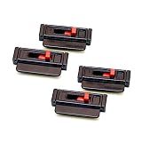 Seat Belt WebbingTension Adjuster (Universal - Fits All Cars, 4 Pieces) - Relieves Irritation, Prevents Sense of Choking While Driving or Riding in Cars - Instant Slide, Lock and Go