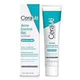 CeraVe Acne Control Gel, Salicylic & Glycolic Acid Face Treatment, 1.35oz