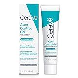 CeraVe Acne Control Gel, 2% Salicylic Acid Treatment With Glycolic Acid + Lactic Acids + Niacniamide, Acne Gel Helps Clear Blemishes Without Over Drying, Alcohol Free & Oil Free, 1.35 Fl Oz