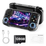 R46H Retro Handheld Game Console, Portable Gaming Console with 20,000+ Classic Games, 4.2” IPS Screen, Linux Handheld Emulator, 128GB TF Card, WiFi Multiplayer for Travel & Gifts(Dark)