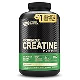 Optimum Nutrition Micronized Creatine Monohydrate Powder, Unflavored, 120 Servings, 600 Grams (Packaging May Vary)