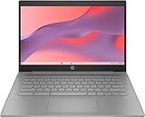 HP 2023 Chromebook Laptop, 14 Inch Display, Intel Celeron N4120 Processor, 4GB RAM, 64GB eMMC, Intel UHD Graphics 600, WiFi, Bluetooth, Chrome OS, Modern Gray