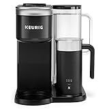 Keurig K-Café SMART Single Serve Coffee Maker with WiFi Compatibility, Latte and Cappuccino Machine with Built-In Frother, 6 Brew Sizes, Black