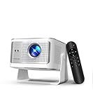 Android 14 Mini Projector with 4K 8K Support, Smart Projector with Wifi6 and Bluetooth5.4, 600 ANSI, Auto Focus & Obstacle Avoidance 1080P Portable Movie Proyector for Home Outdoor, Magcubic HY350Max