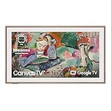 Hisense 65-Inch Class QLED 4K S7N CanvasTV™ Series Dolby Vision HDR Google Smart TV (65S7N) - 144Hz, Art Mode, Anti-Glare Panel, Hi-Matte Display, Frame & UltraSlim Wall Mount Included