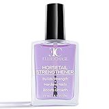 Ellie Chase Horsetail Nail Strengthener, Growth, Hardener, Repair Treatment Polish 0.5 OZ/Help Splits, Breaks, Thin, Weak, Chipped, Damaged, Cracked, Peeling Nails/Grow Strong Hard Thicker Nails