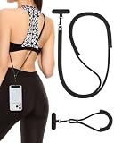 VVAAGG Cell Phone Lanyard for iPhone - Crossbody Phone Strap Black