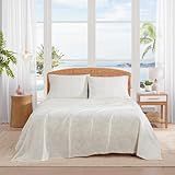 Calvin Klein - King Size Sheets Set, Crisp & Tailored Cooling Sheets w/a Naturally Smooth Cotton Percale Feel - Bed Sheets with Matching Pillowcases & Fitted Sheet (Broken Grid Beige)