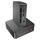 wo-we P6 AMD Ryzen 5 3550H Gaming Mini PC (Beats N150/N100/N97),16GB RAM 512GB SSD 4C/8T,4K Triple Displays, Light Gaming Mini Computers Home Theater Office Business Education