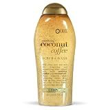 OGX Smoothing + Coconut Coffee Body Scrub, 19.5 fl oz