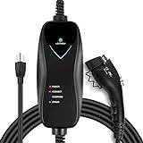 Lectron Level 1 EV Charger - ETL Certified, 110V, 15 Amp, 16 ft Extension Cord & J1772 Cable - Portable Electric Car Charger for J1772 EVs with NEMA 5-15 Plug