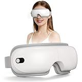Pinailon Eye Massager with Heat, Massaging Eye Mask with Heating & Music, Facial Massager,Relaxing Eye Care Headache Massager Equipment for Migraines Relax Eyeris for Her Him