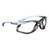 3M Safety Glasses, Virtua CCS, Anti-Fog Clear Lens, Blue Frame, ANSI Z87