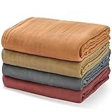 Momcozy Muslin Swaddle Blankets for Baby Boys and Girls, 4-Pack Breathable and Skin-Friendly Receiving Blanket Wrap, Baby Essentials, Registry & Gift, 47 x 47 inches