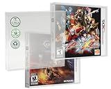MALKO 10 Pack Video Game Protector Compatible with Nintendo 3DS Game Case | Clear Plastic Sleeve Cover