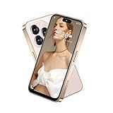 PrzSay mini Smartphone for Kids with 4.0 inch Small HD Screen, 3GB RAM+32GB ROM,4G Dual SIM,Android 10.0,WiFi,Bluetooth,FM,GPS Pocket Phone (Gold)