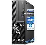 Dell Desktop Computer Optiplex 7020 Sff, 7000 Small Dekstops Pc, 32gb Ddr5 Ram, 1tb Pcie Ssd, 14th Gen Intel 14-Core i5-14500, WiFi 6e, Bt, 2 Displayport+Hdmi+Type-c, Windows 11 Pro